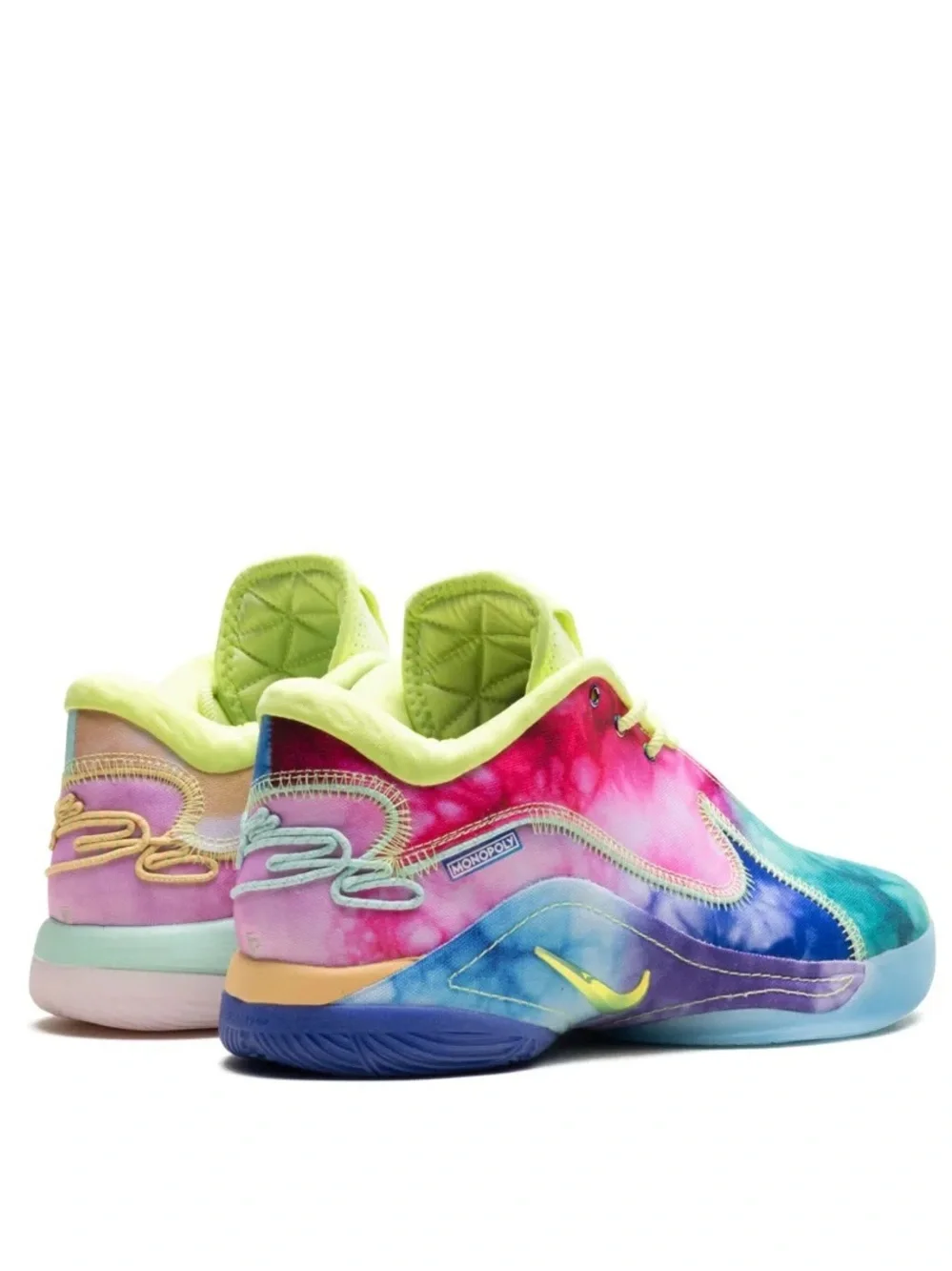 Nike LeBron 22 x Monopoly What The Tie Dye Basketball Shoes Men's Size 11.5 NWT